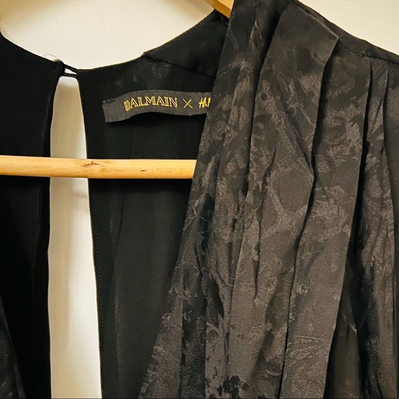 Balmain x H&M jacquard silk Mini Dress ❤️🧡💛💚💙💜❤️‍🔥 - Picture 3 of 10